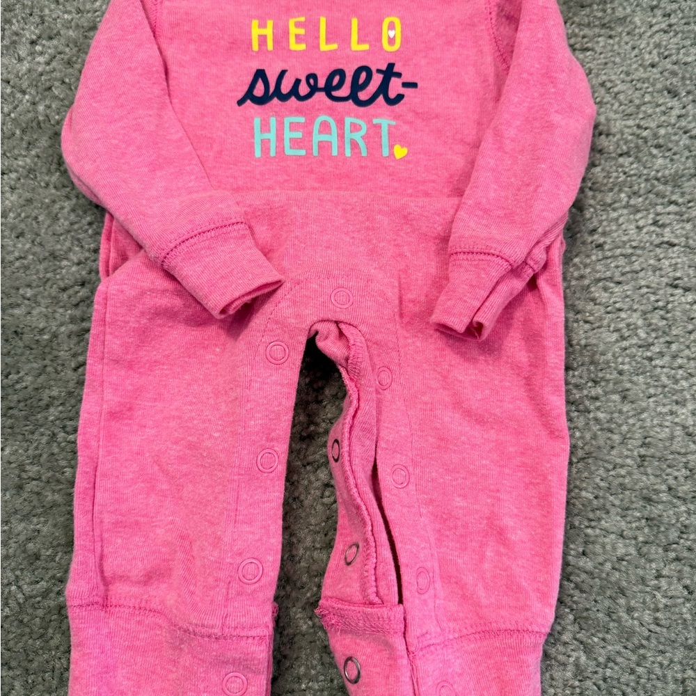 Carter's Pink 'Hello Sweetheart' Bodysuit